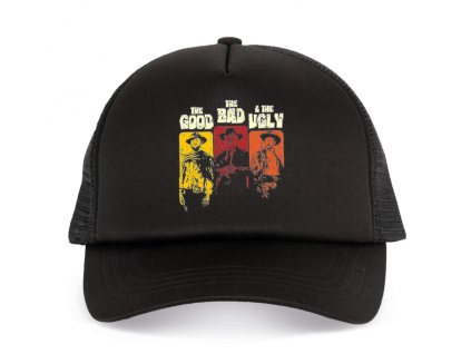 Trucker black Kovbojský motiv, co nikdy nezestárne