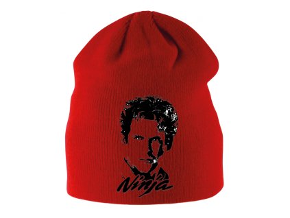 Kids beanie red Ninja styl pro každého filmového fanouška