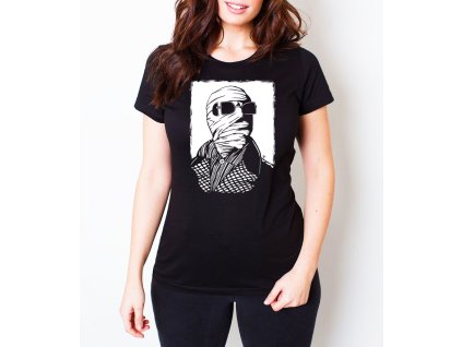 Woman tshirt black Neviditelný, ale nezapomenutelný – ikonický horor