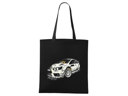 Shopping bag black Mitsubishi Evo Drift Šampion
