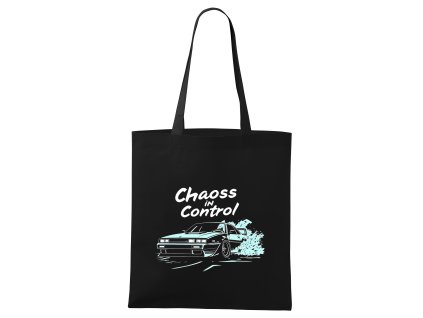Shopping bag black Chaos Rychlost Dokonalý Drift