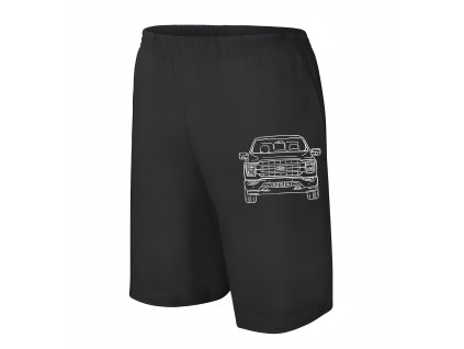 Men shorts black Král Off‑Roadu Ford F‑150