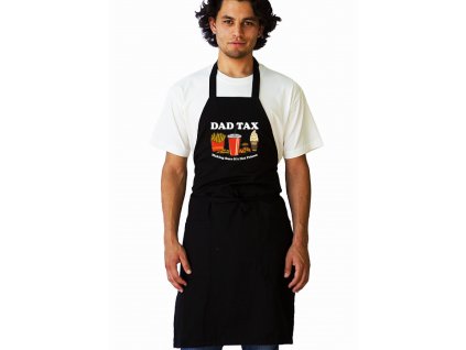 Apron black Hranolková Daň Pro Tátu