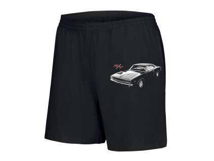 Woman shorts black Černý Dodge Charger R:T