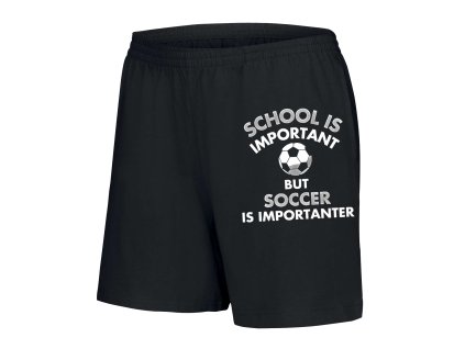 Woman shorts black Důležitější Než Matika? Fotbal!