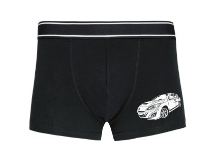 Mens underwear black Mazda3 Hot Hatch Šelma