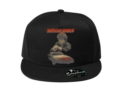 Snapback black Hasselhoff + KITT