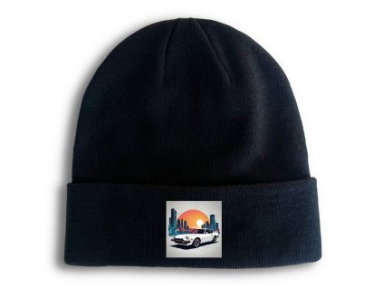 Beanie black Datsun Z Pod Cyber Sluncem
