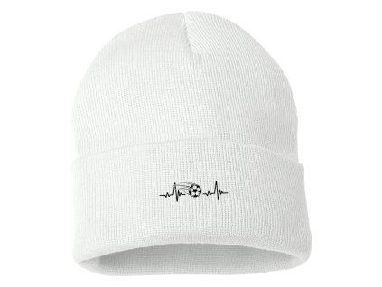 Beanie white Fotbalové EKG