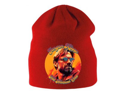 Kids beanie red Jurgen Stylová Trenerská Ikona