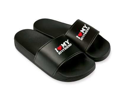 Slippers black Miluji Svého Přítele