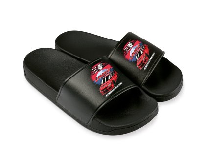 Slippers black Mitsubishi Legendární Evolution