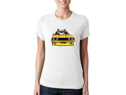 Woman tshirt white Mad Max Interceptor