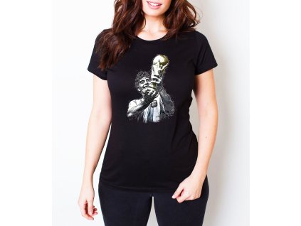 Woman tshirt black Maradona Zvedá Bohyni Vítězství