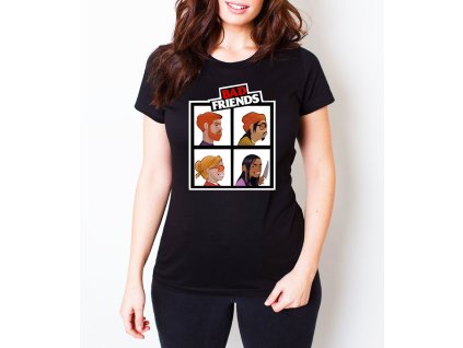 Woman tshirt black Pro Nejhorší Kumpány