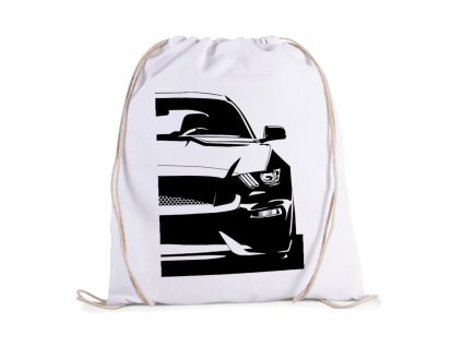 Sack white Mustang Silueta, Čistá Agrese