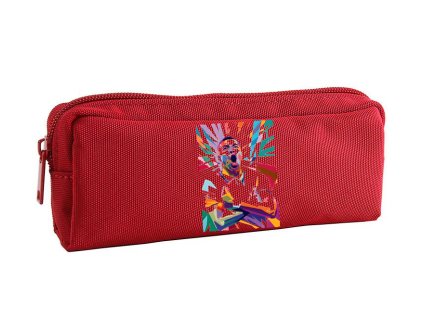 Pencil case red Mbappé barevná exploze