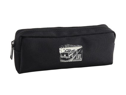 Pencil case black Retro Cruiser Do Pustiny