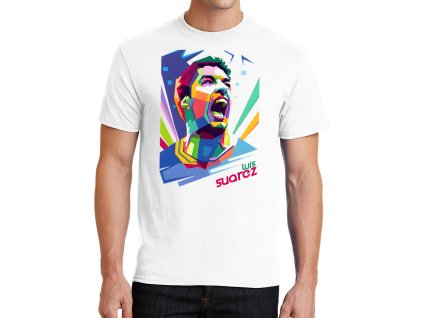 Mens tshirt white Luis Suárez – Gólová Exploze
