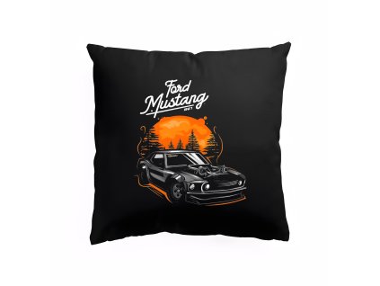 Pillow black Mustang 1967 Noční Bestie