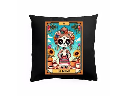 Pillow black Mexická Máma Stylově