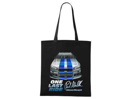 Shopping bag black Skyline Legendární Poslední Jízda