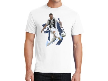 Mens tshirt white Ronaldo Kouzlí V Dresu Juventusu