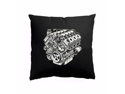Pillow black Mechanické Umění Na Maximum