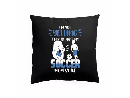 Pillow black Fotbalová Máma Level 100