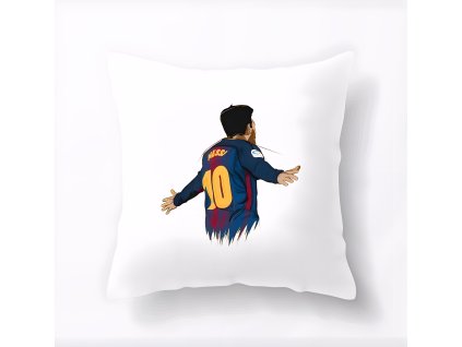 Pillow white Messi Oslavuje Camp Nou Bouří
