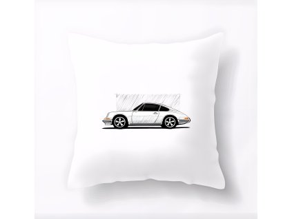 Pillow white Retro 911 Linie Bezčasí