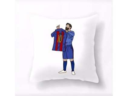 Pillow white Messi Provokuje Bernabéu Dresem