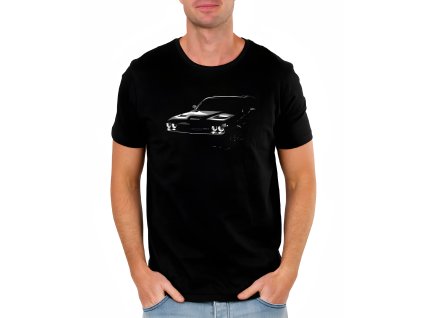 Mens tshirt black Challenger SRT Temná Síla