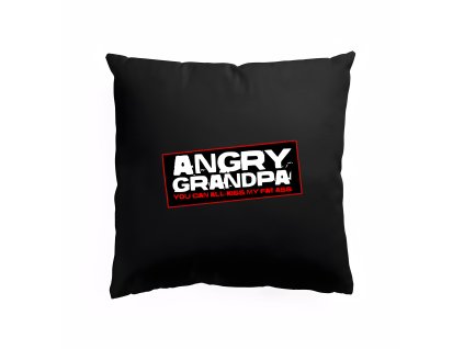 Pillow black Naštvaný Děda Bez Cenzury