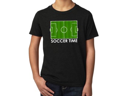 Kids tshirt black Plánuj Góly Každý Den