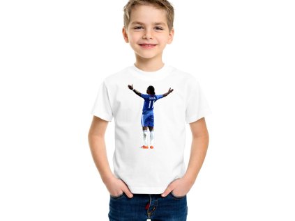 Kids tshirt white Drogba Slaví Na Bridge