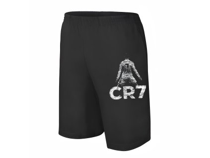 Men shorts black Ronaldo V Síti Černobílých Čar