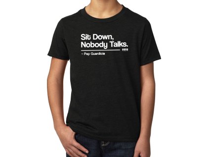 Kids tshirt black Guardiolaho Ikonický Týmový Befel