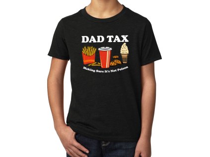 Kids tshirt black Hranolková Daň Pro Tátu