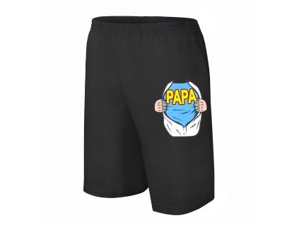 Men shorts black Táta Hrdina Pod Košilí