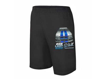 Men shorts black Skyline Legendární Poslední Jízda
