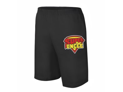 Men shorts black Strýček roku nosí Superman