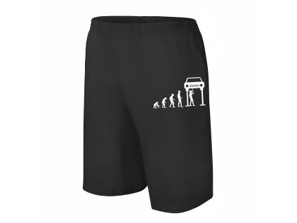 Men shorts black Evoluce Mechanika – Od Opice K Liftu