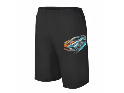 Men shorts black Karbonový Střelec 1000+ Koní