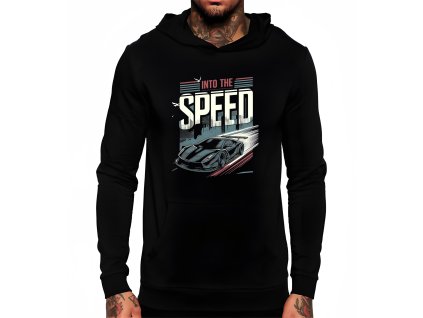 Hoodie black Adrenalinová Jízda Bez Limitů