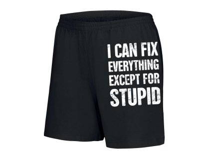 Woman shorts black Opravím Vše Kromě Hlouposti