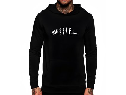 Hoodie black Vývoj Muže Na RC Pilota