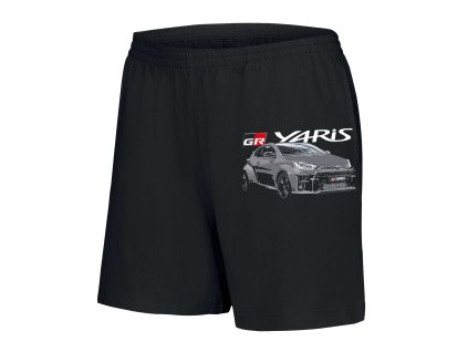 Woman shorts black Legendární GR Yaris Turbo Fury