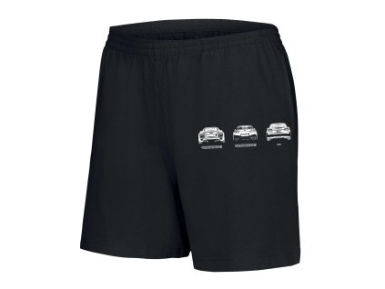 Woman shorts black R8, GT‑R, Tesla – souboj výfuků