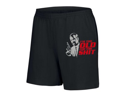 Woman shorts black Už Jsem Na To Starý